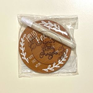 Wooden Birth Announcement Sign